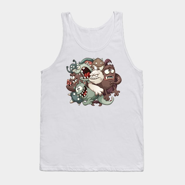 ball monster doodle Tank Top by Mako Design 